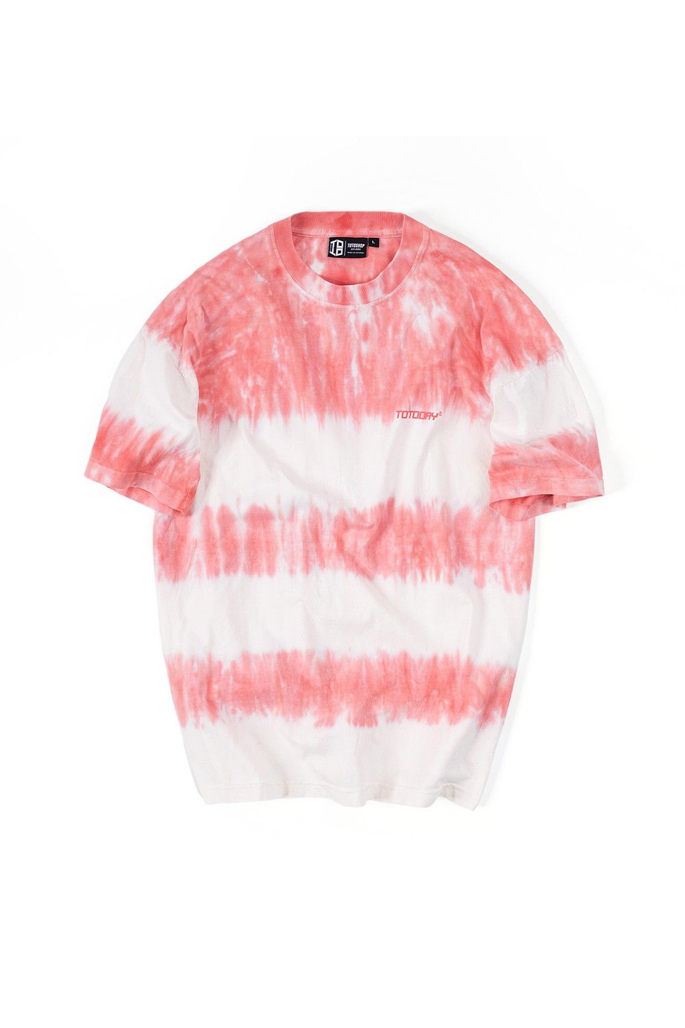 ÁO THUN UNISEX - TOTODAY - TIE DYE STRIPES