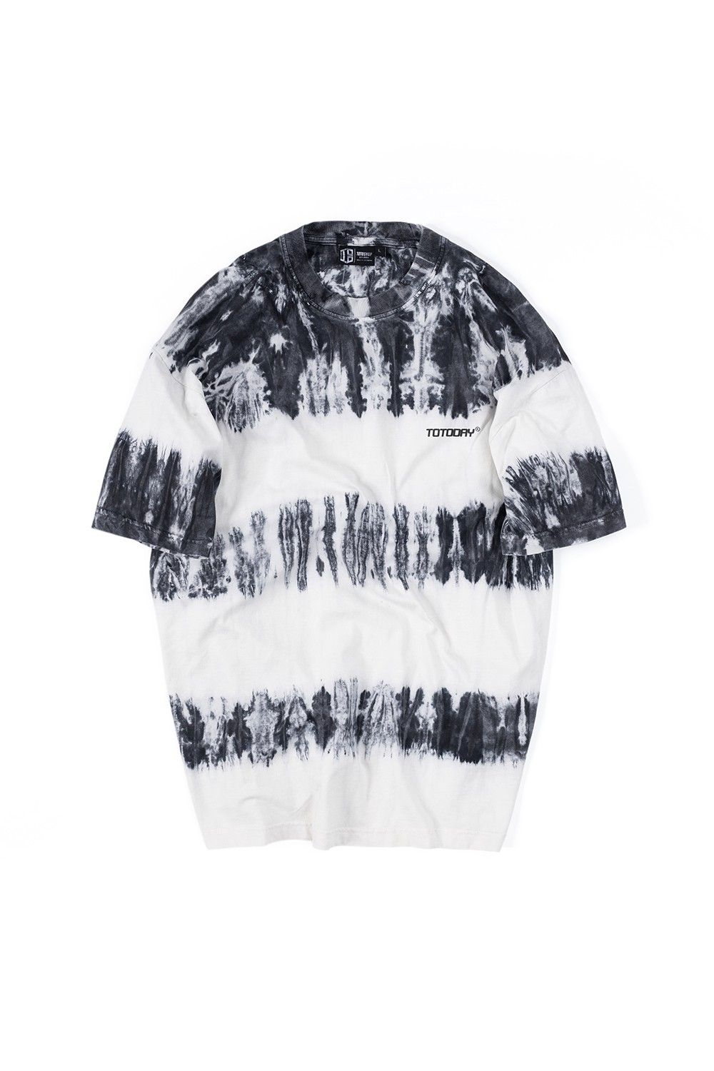 ÁO THUN UNISEX - TOTODAY - TIE DYE STRIPES