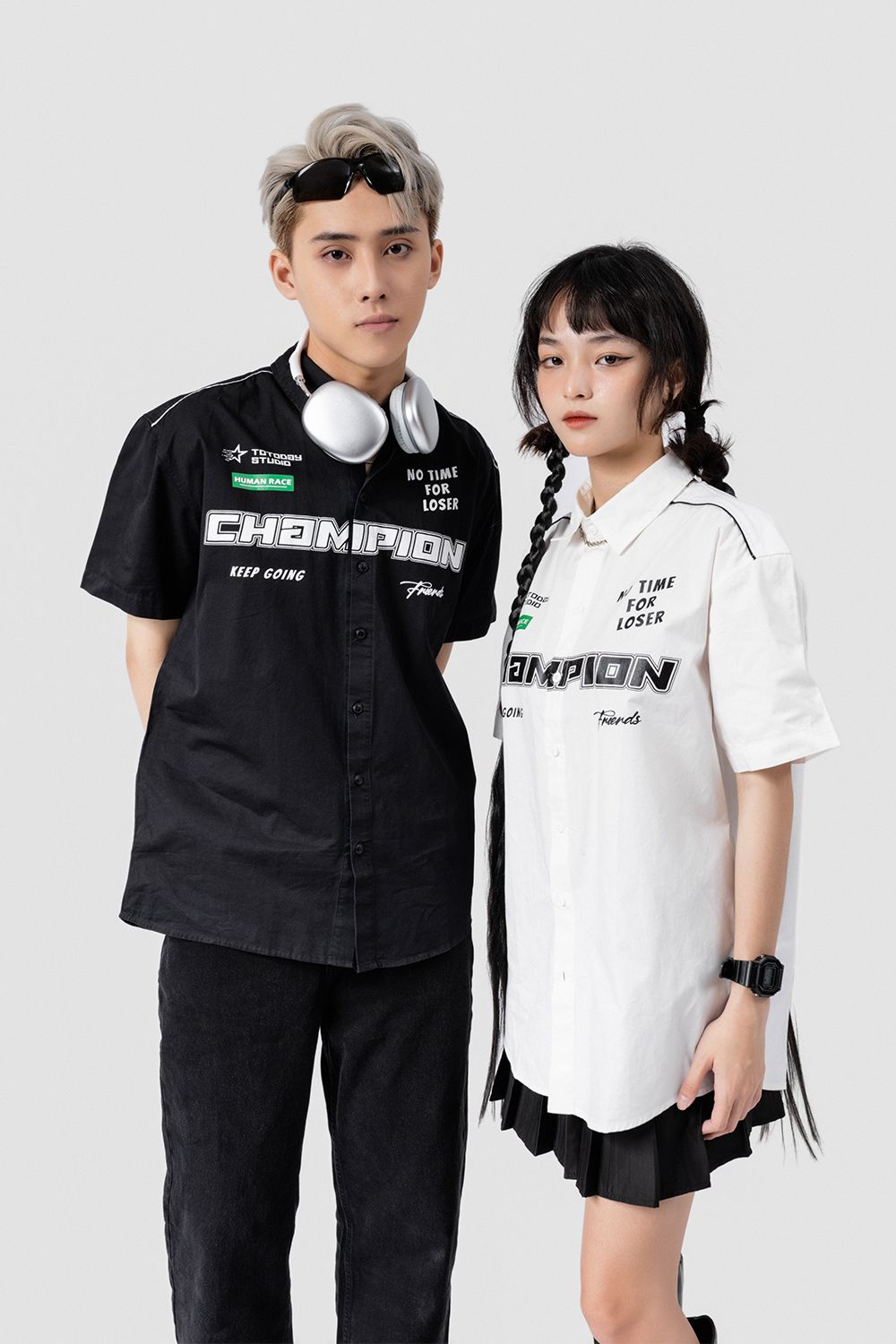 ÁO SƠ MI UNISEX - TOTODAY - CHAMPION