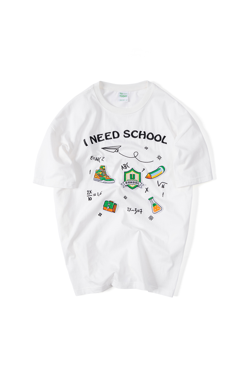 ÁO THUN UNISEX - TOTODAY - I NEED SCHOOL