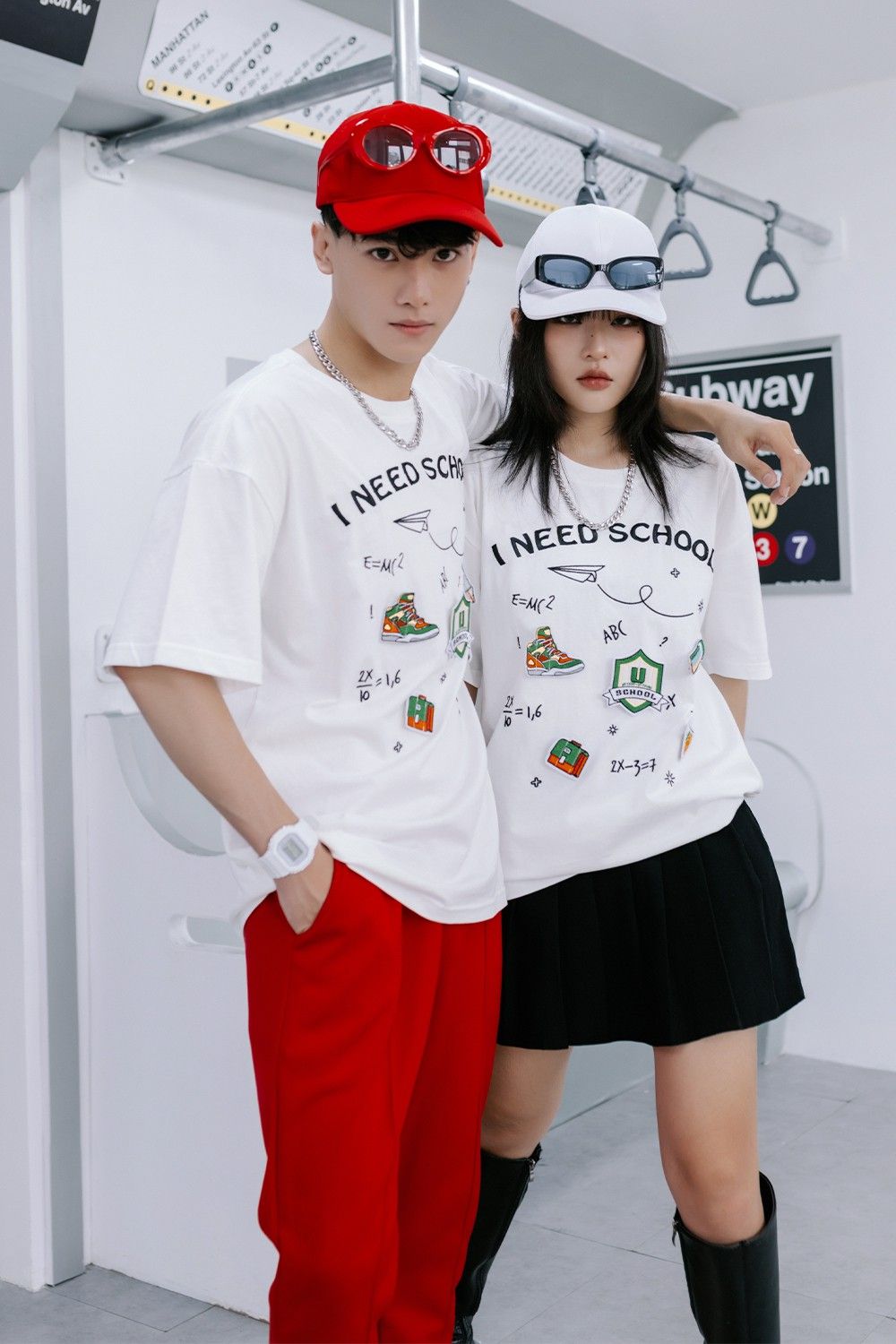 ÁO THUN UNISEX - TOTODAY - I NEED SCHOOL