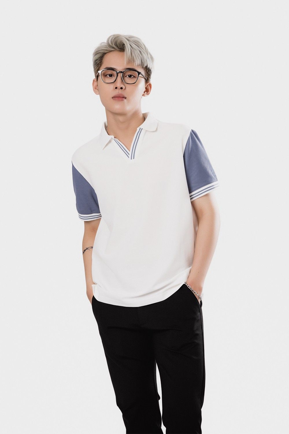 ÁO POLO NAM - TOTODAY - V COLLAR