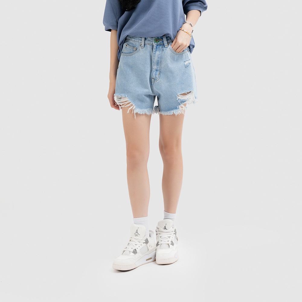 SHORTS JEAN NỮ RÁCH - TOTODAY - 02301