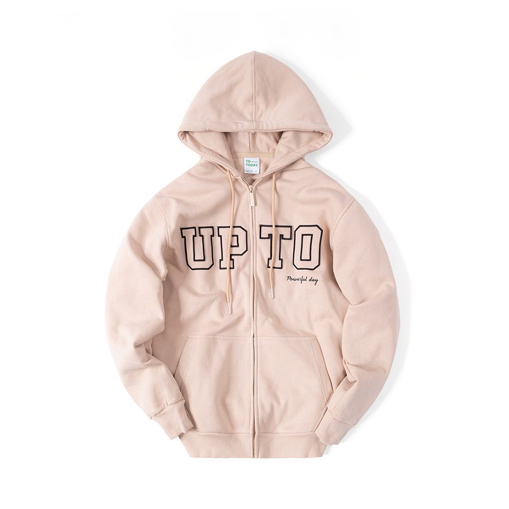 ÁO HOODIE ZIP UNISEX - TOTODAY - UP TO POWERFUL DAY