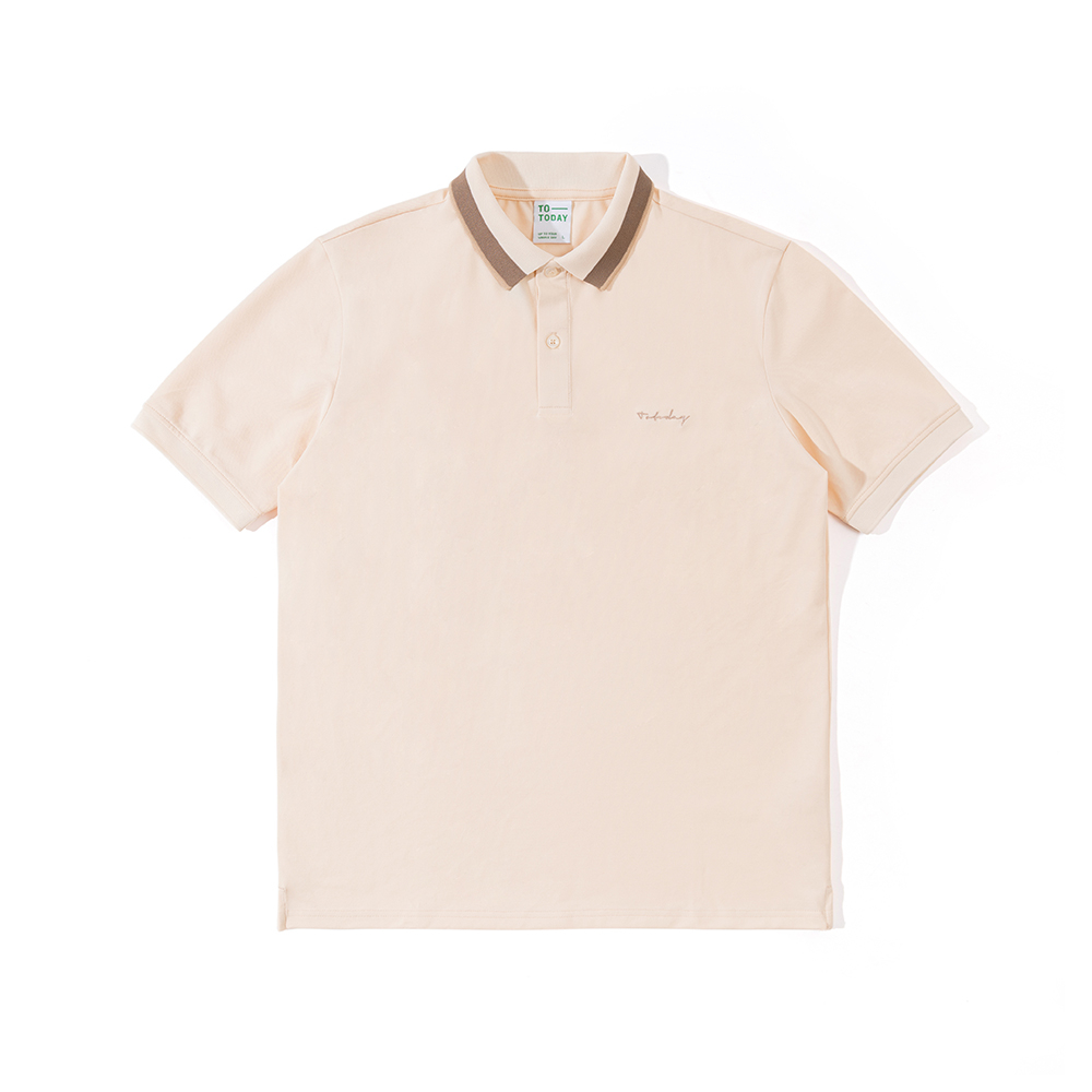 ÁO POLO NAM - TOTODAY - MULTICOLOR RIB COLLAR