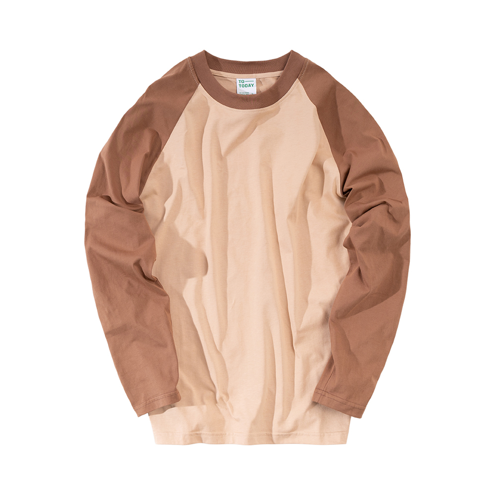 ÁO THUN UNISEX - TOTODAY - BASIC RAGLAN LONG-SLEEVED