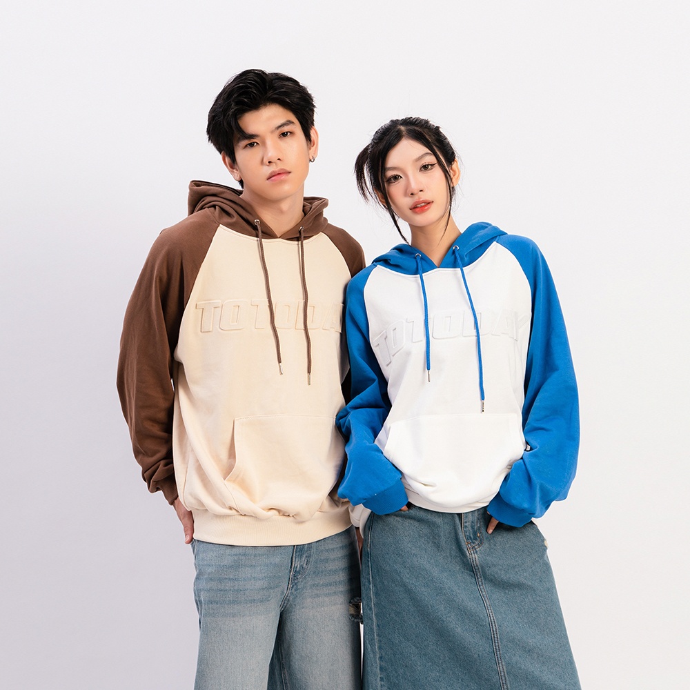 ÁO KHOÁC HOODIE UNISEX - TOTODAY - TOTODAY EMBOSSING