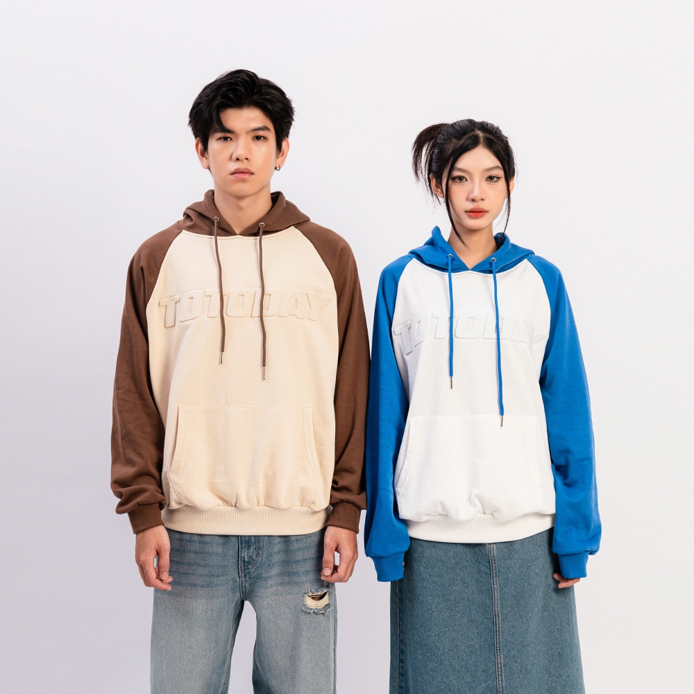 ÁO KHOÁC HOODIE UNISEX - TOTODAY - TOTODAY EMBOSSING