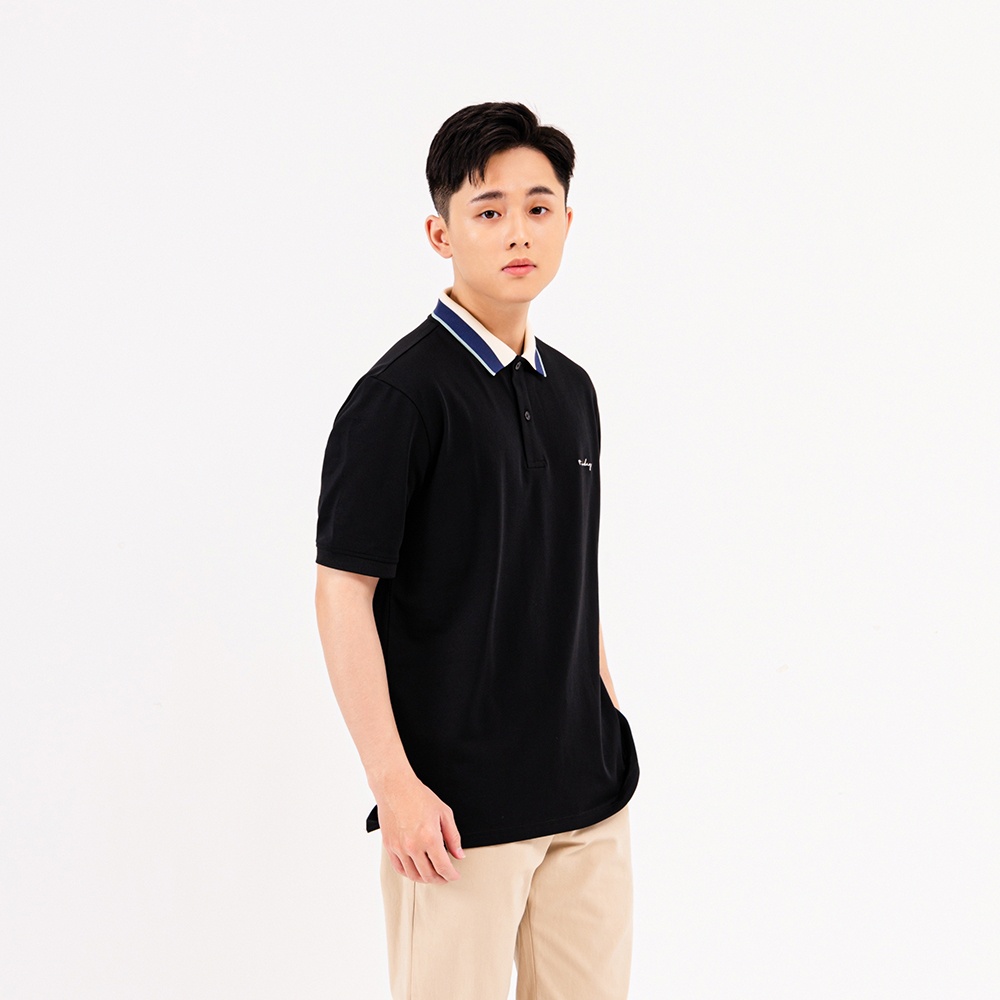 ÁO POLO NAM - TOTODAY - MULTICOLOR RIB COLLAR