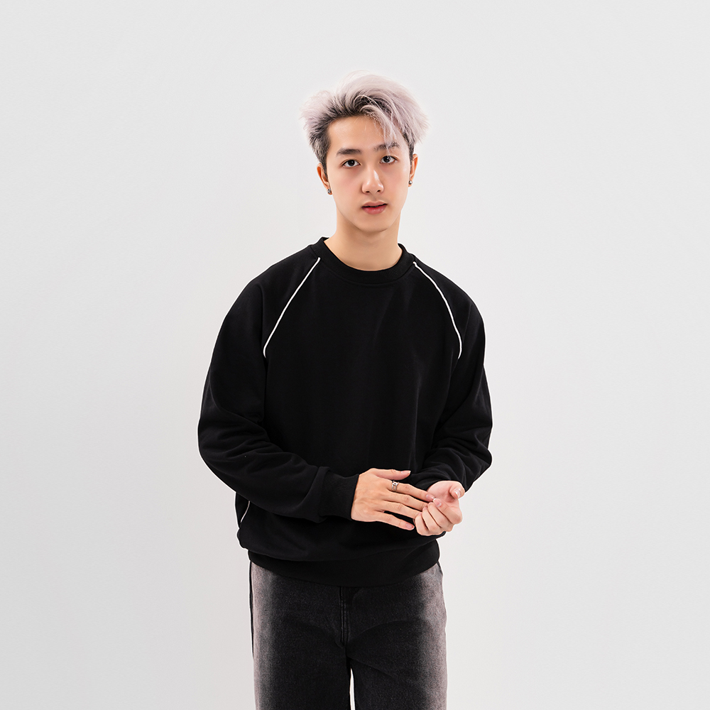 ÁO SWEATER UNISEX - TOTODAY - BASIC RAGLAN