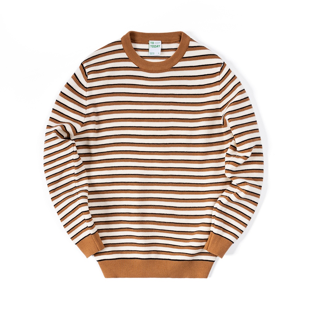 ÁO LEN UNISEX - TOTODAY - SMALL STRIPED SWEATER