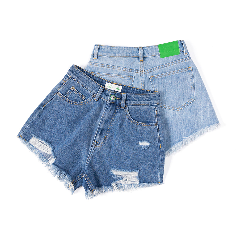 SHORTS JEAN NỮ RÁCH - TOTODAY - 02301