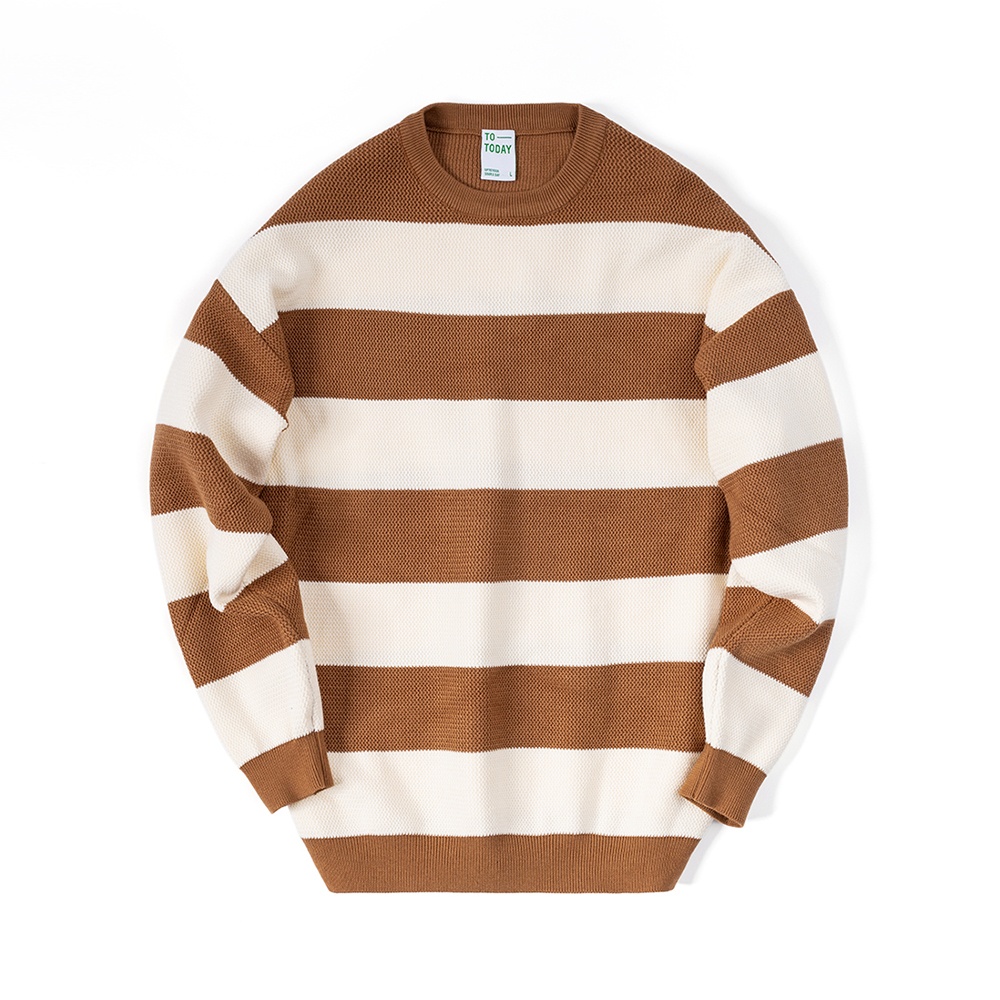 ÁO LEN UNISEX - TOTODAY - BIG STRIPED 3 COLOR