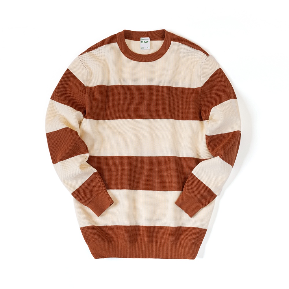 ÁO LEN UNISEX - TOTODAY - BIG STRIPED 4 COLOR