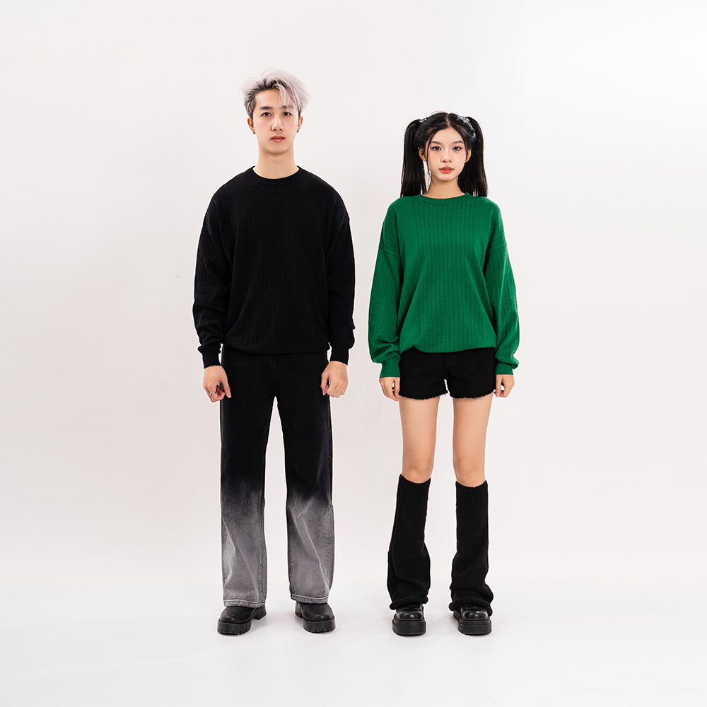 ÁO LEN UNISEX - TOTODAY - BASIC SWEATER 1