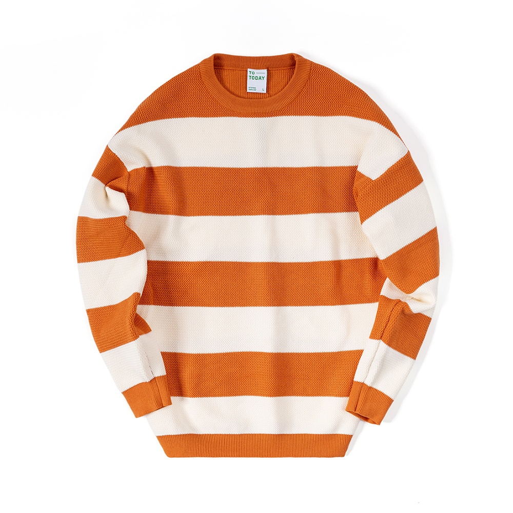 ÁO LEN UNISEX - TOTODAY - BIG STRIPED 3 COLOR