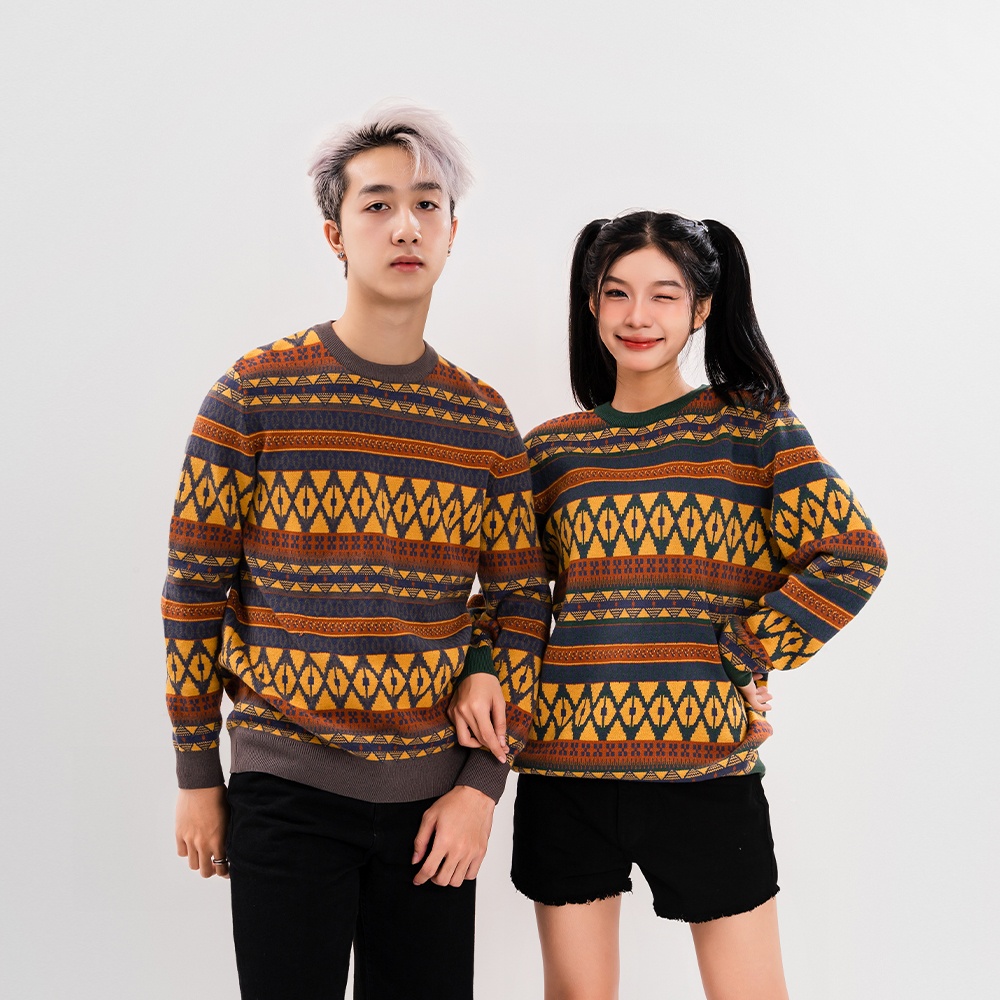 ÁO LEN UNISEX - TOTODAY - PATTERN SWEATER