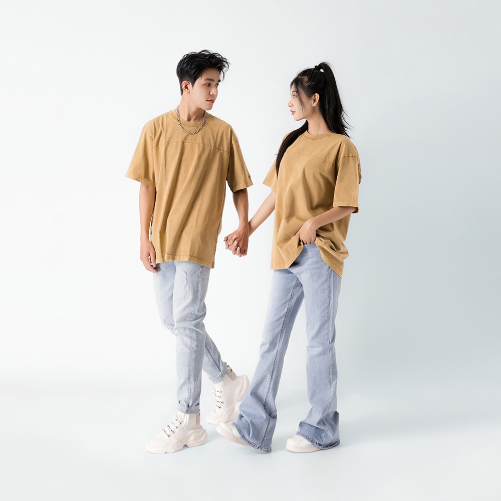 ÁO THUN UNISEX - TOTODAY -  WASHED TEE