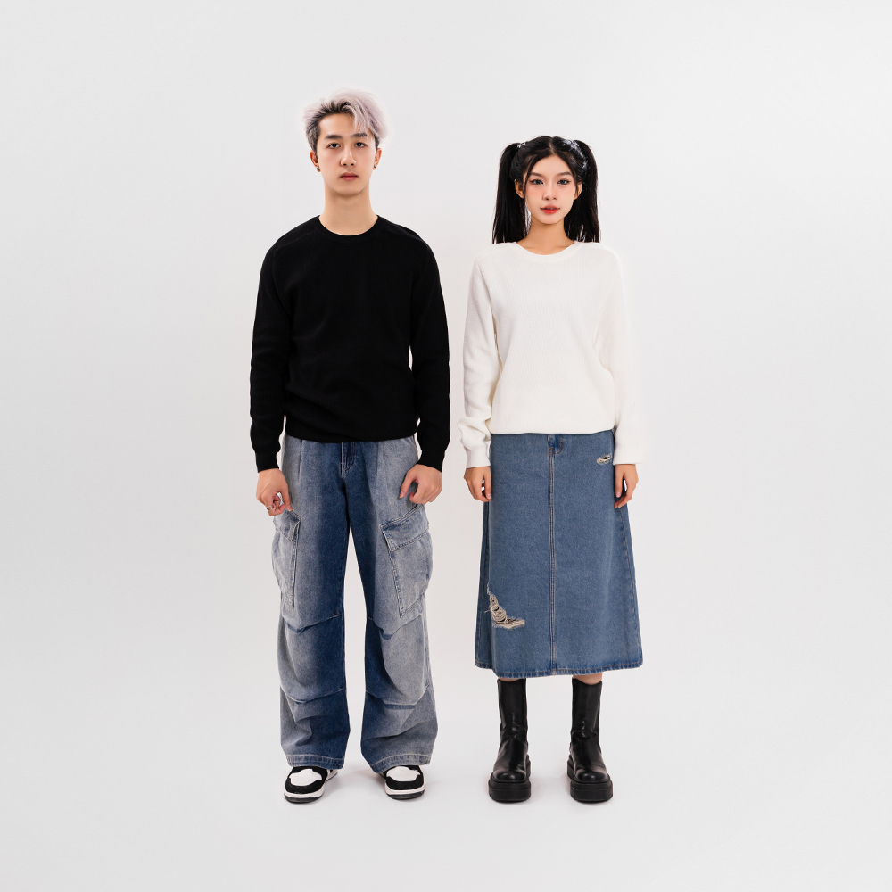 ÁO LEN UNISEX - TOTODAY - BASIC SWEATER 2