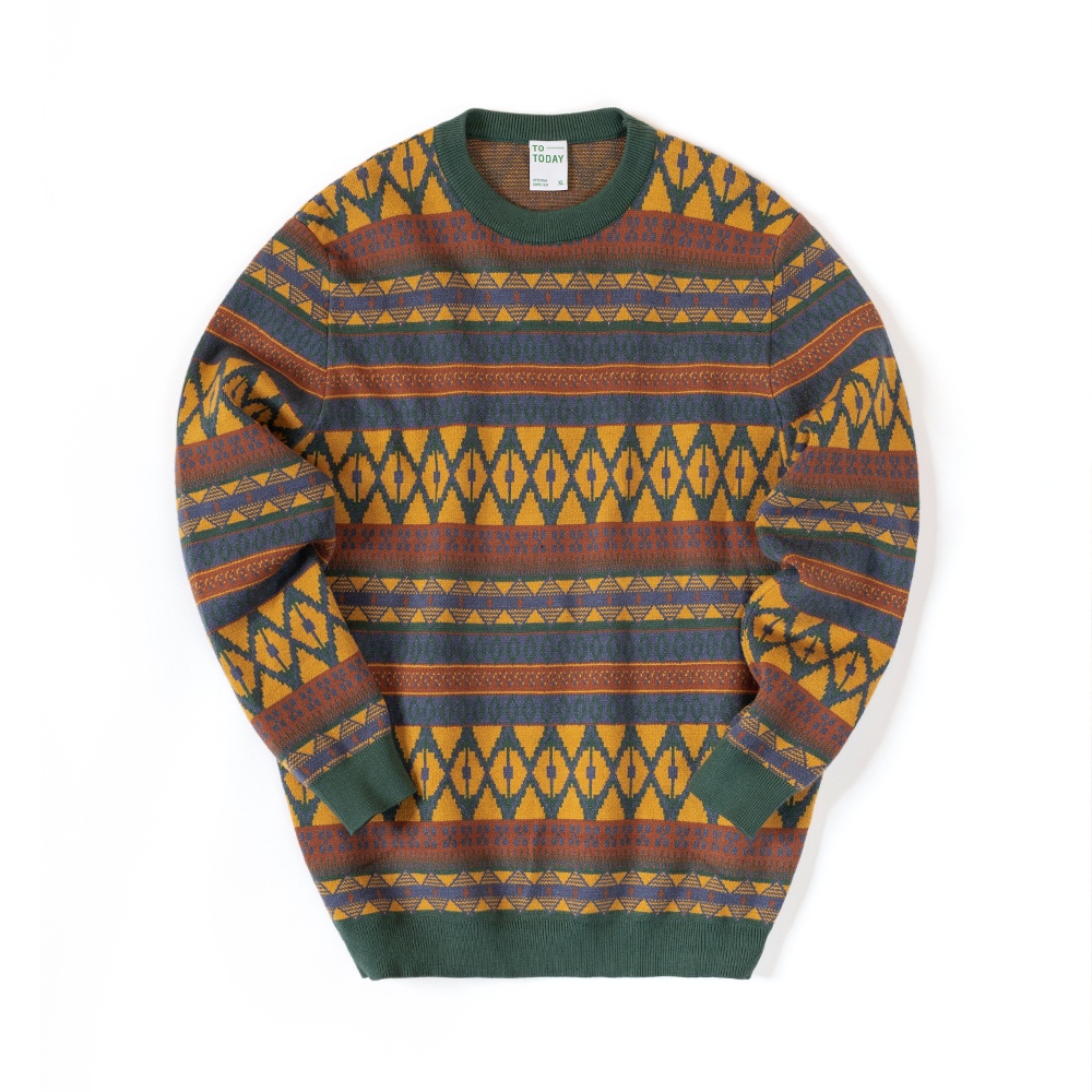 ÁO LEN UNISEX - TOTODAY - PATTERN SWEATER