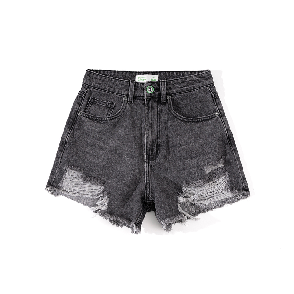 SHORTS JEAN NỮ RÁCH - TOTODAY - 10301