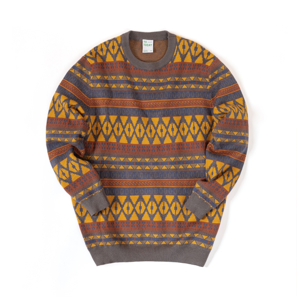 ÁO LEN UNISEX - TOTODAY - PATTERN SWEATER