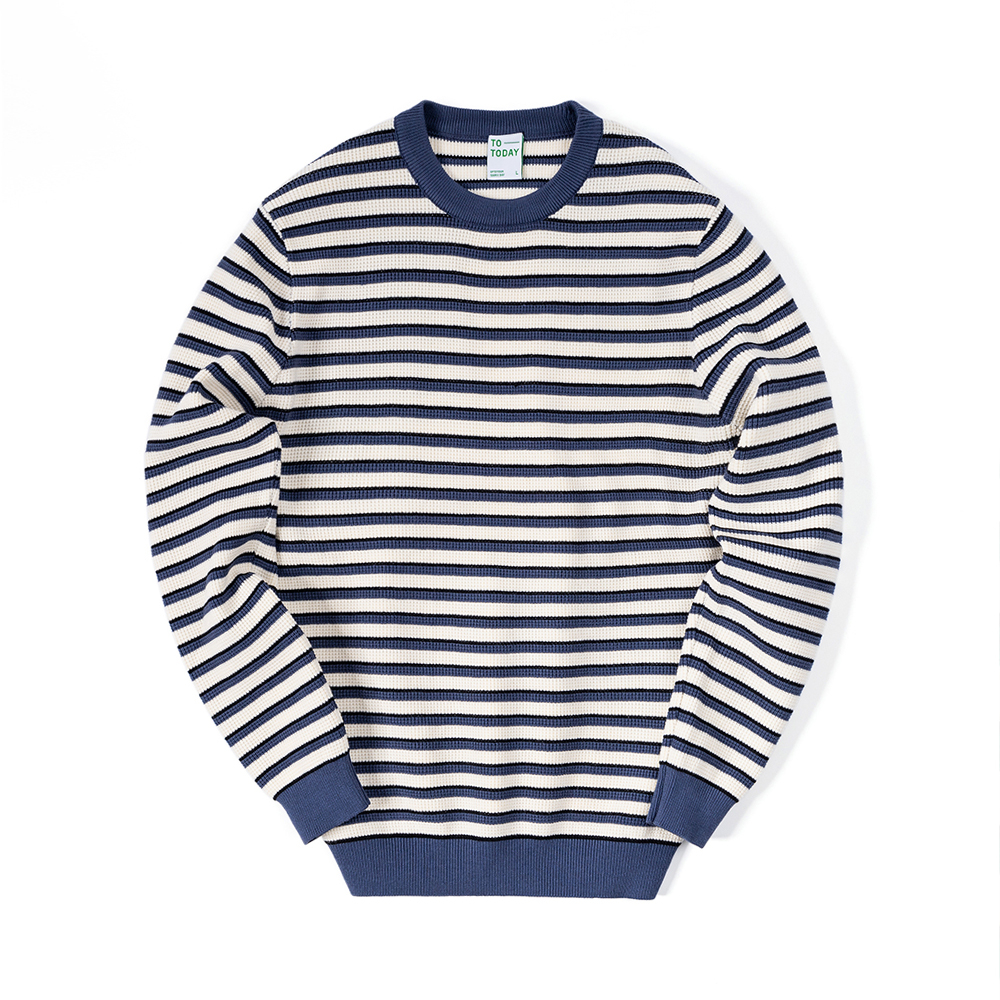 ÁO LEN UNISEX - TOTODAY - SMALL STRIPED SWEATER