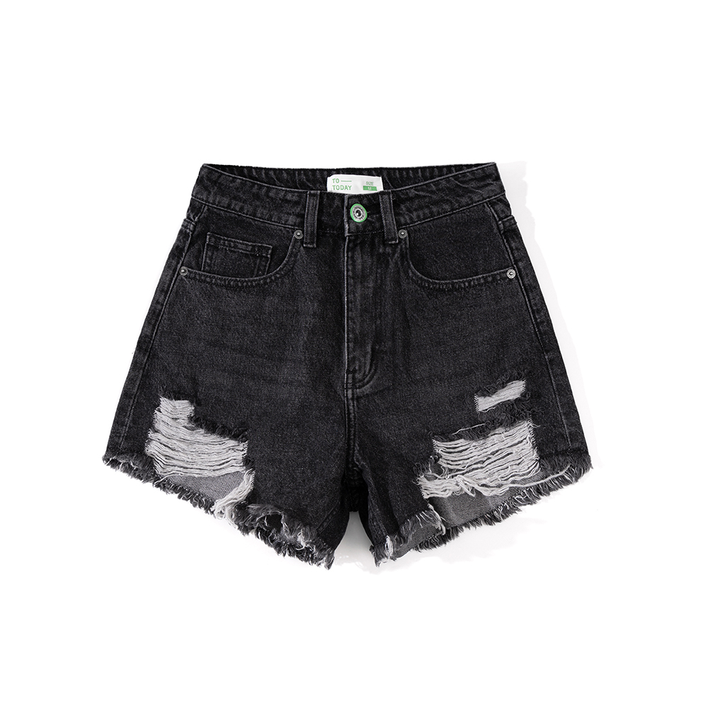 SHORTS JEAN NỮ RÁCH - TOTODAY - 10301