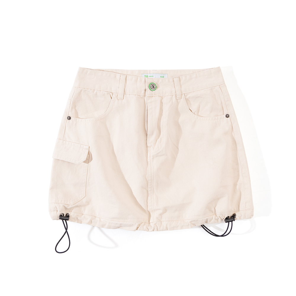 CHÂN VÁY NỮ - TOTODAY - DRAWSTRING POCKETED SKIRT