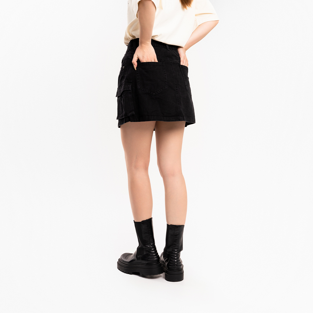 CHÂN VÁY NỮ - TOTODAY - FLAP POCKET DENIM SKIRT