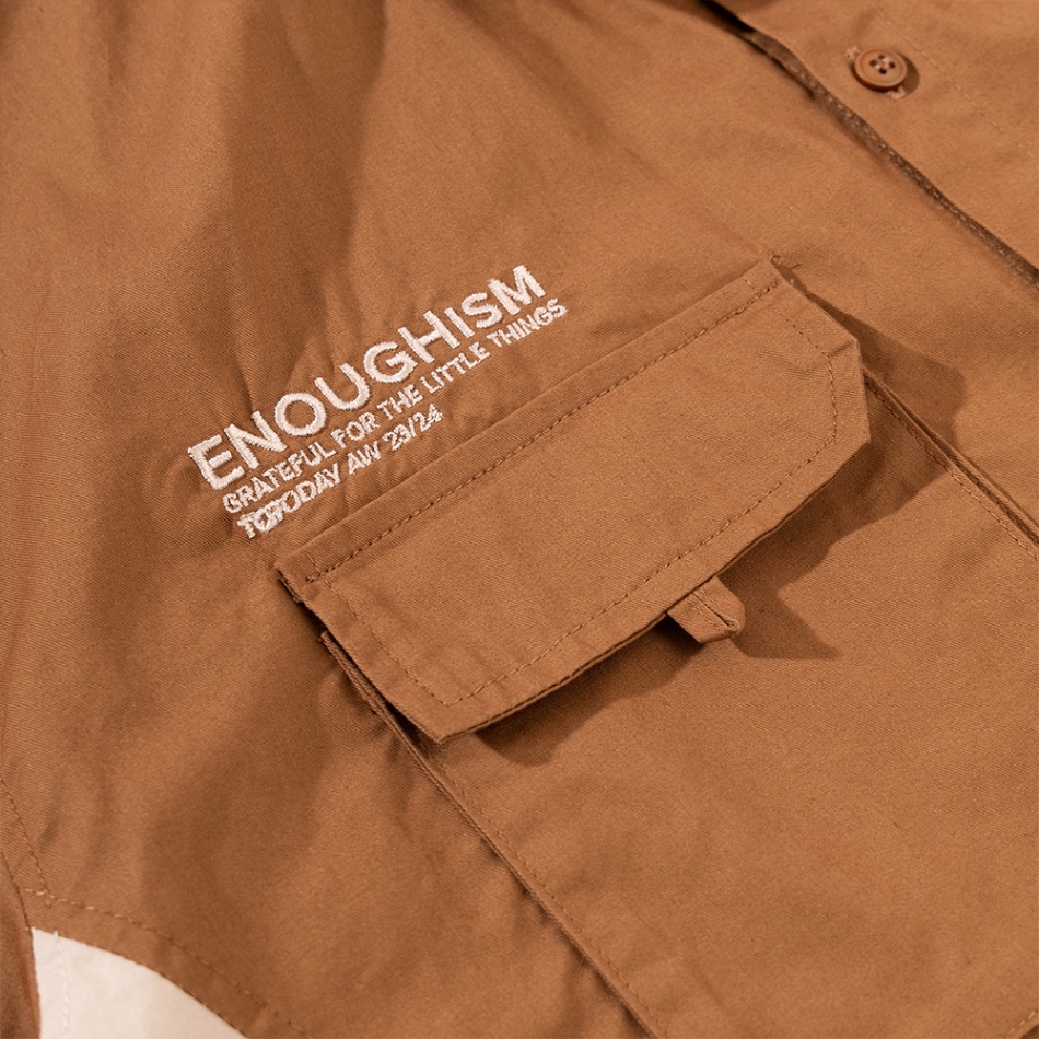 ÁO SƠ MI NAM - TOTODAY - ENOUGHISM AW 23/24 - POCKET DUO