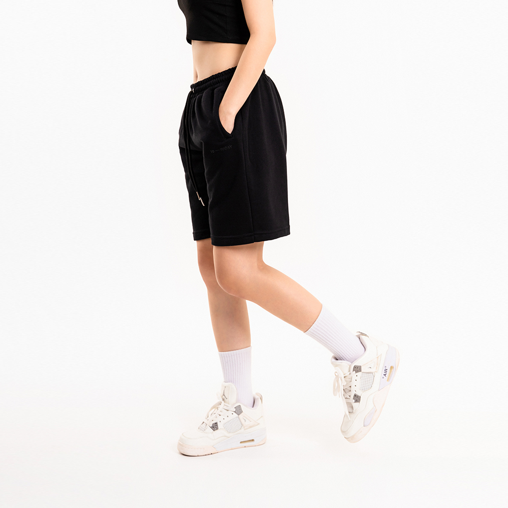 QUẦN SHORTS THUN UNISEX - TOTODAY - SECONDARY LOGO ICON