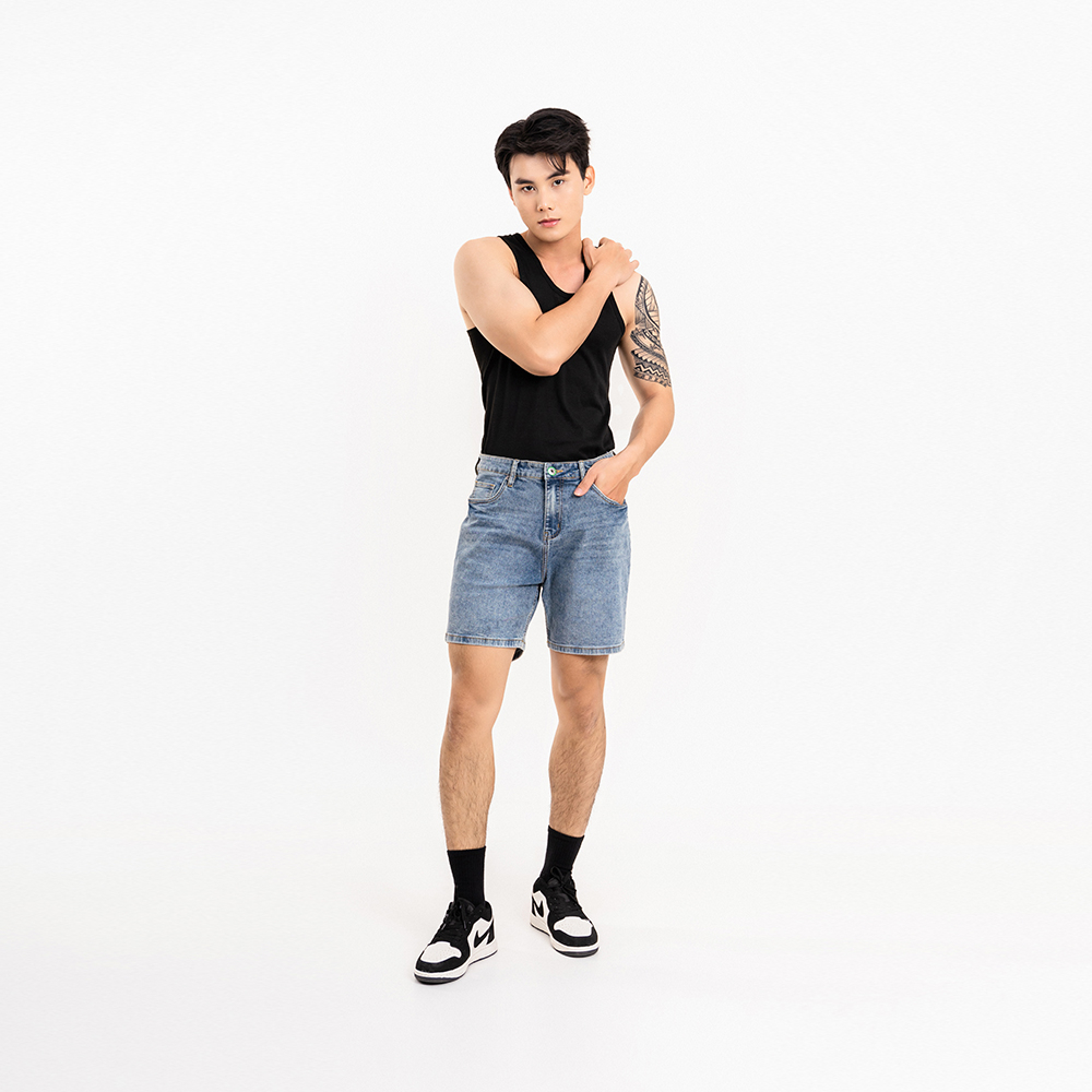 QUẦN SHORT JEAN NAM - TOTODAY - SLIMFIT 12302