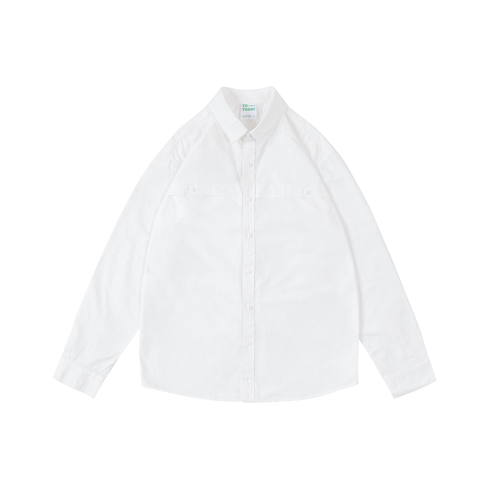 ÁO SƠ MI NAM - TOTODAY - ONE PLEATED FRONT SHIRT