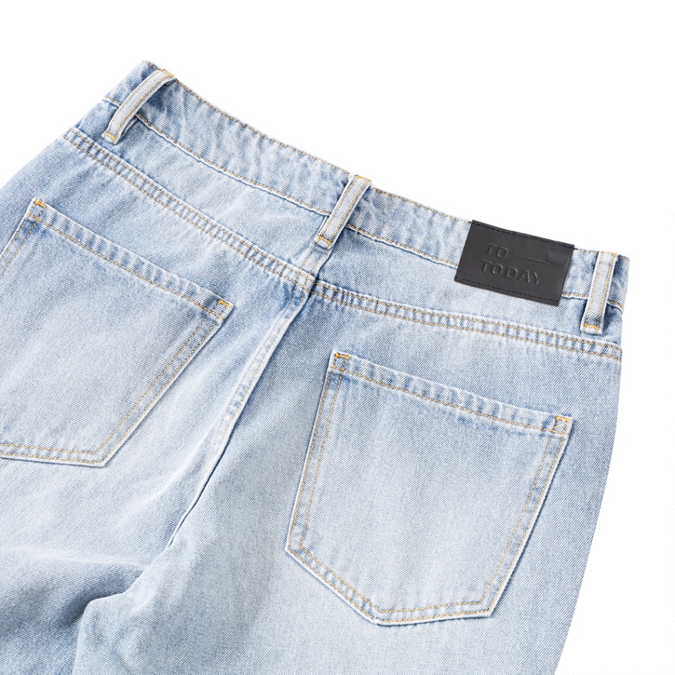 QUẦN JOGGER NAM - TOTODAY - STRAIGHT DENIM CARGO