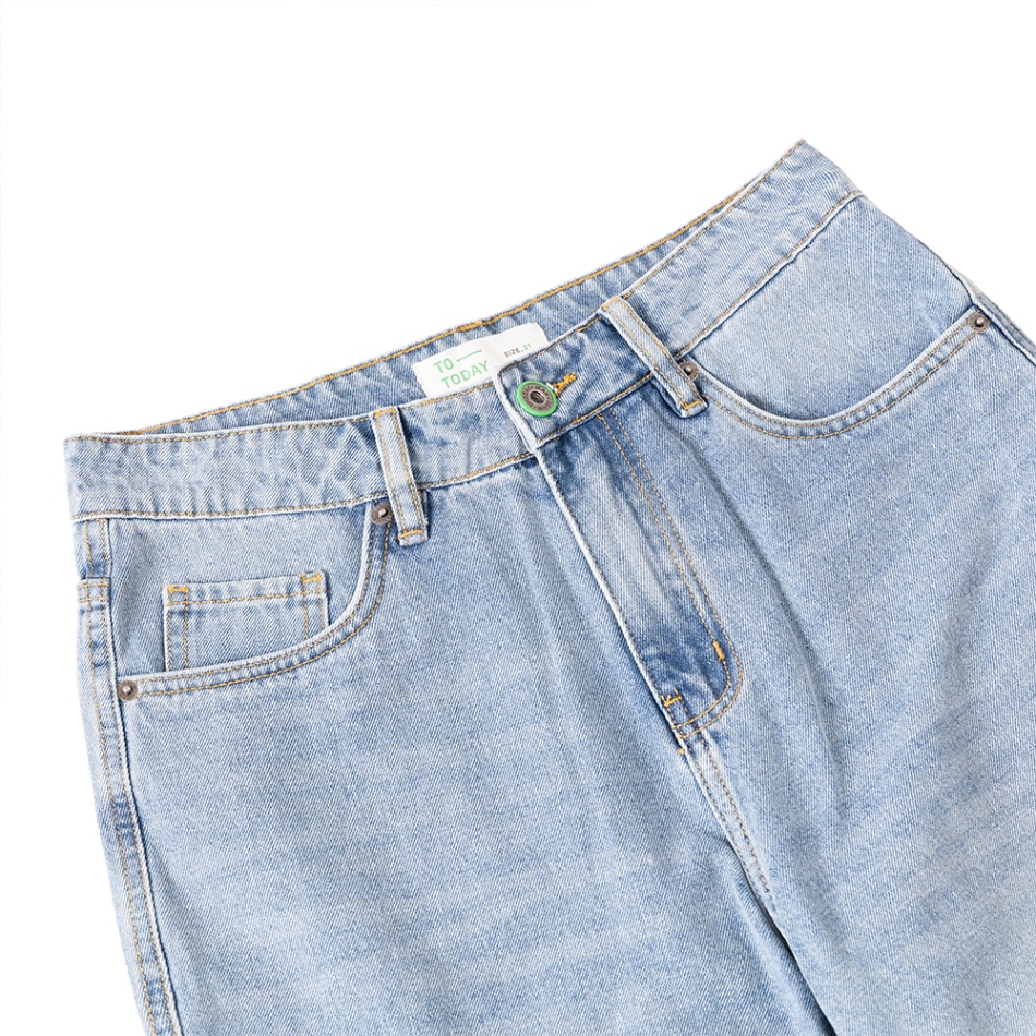 QUẦN JOGGER NAM - TOTODAY - STRAIGHT DENIM CARGO