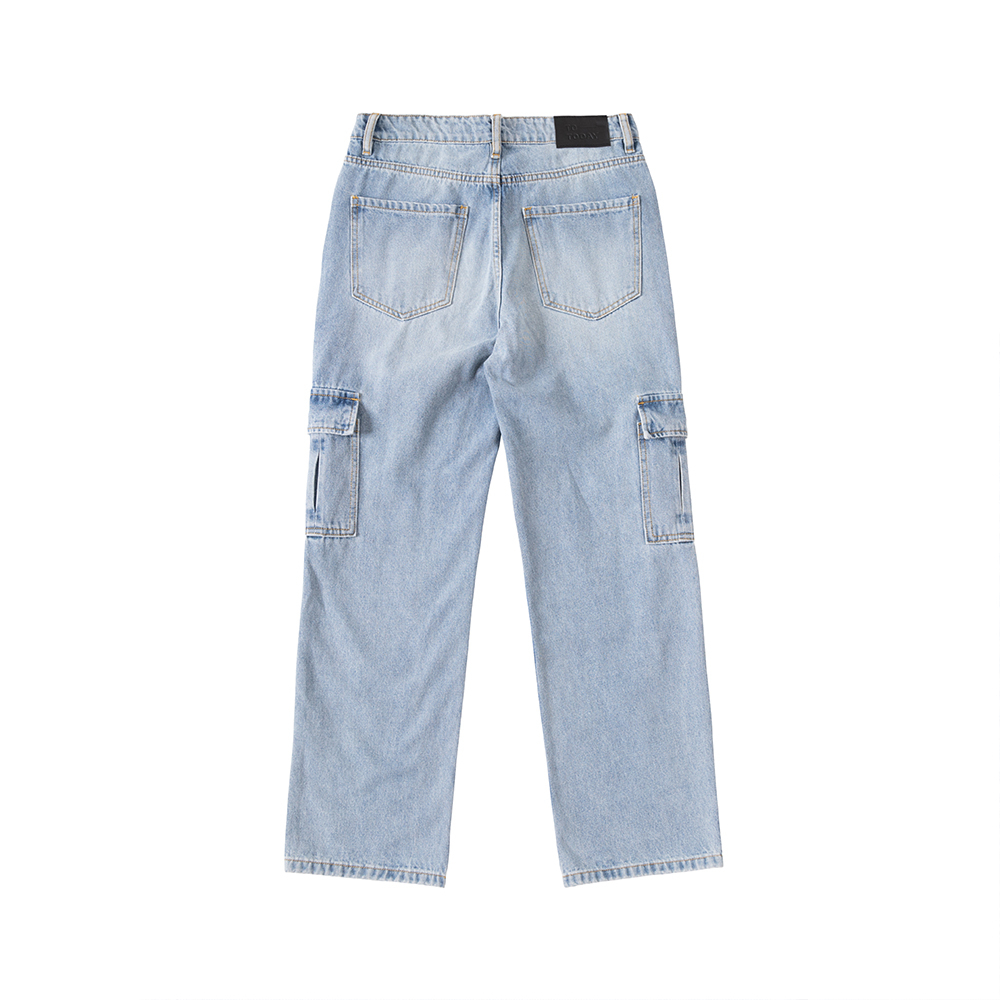 QUẦN JOGGER NAM - TOTODAY - STRAIGHT DENIM CARGO