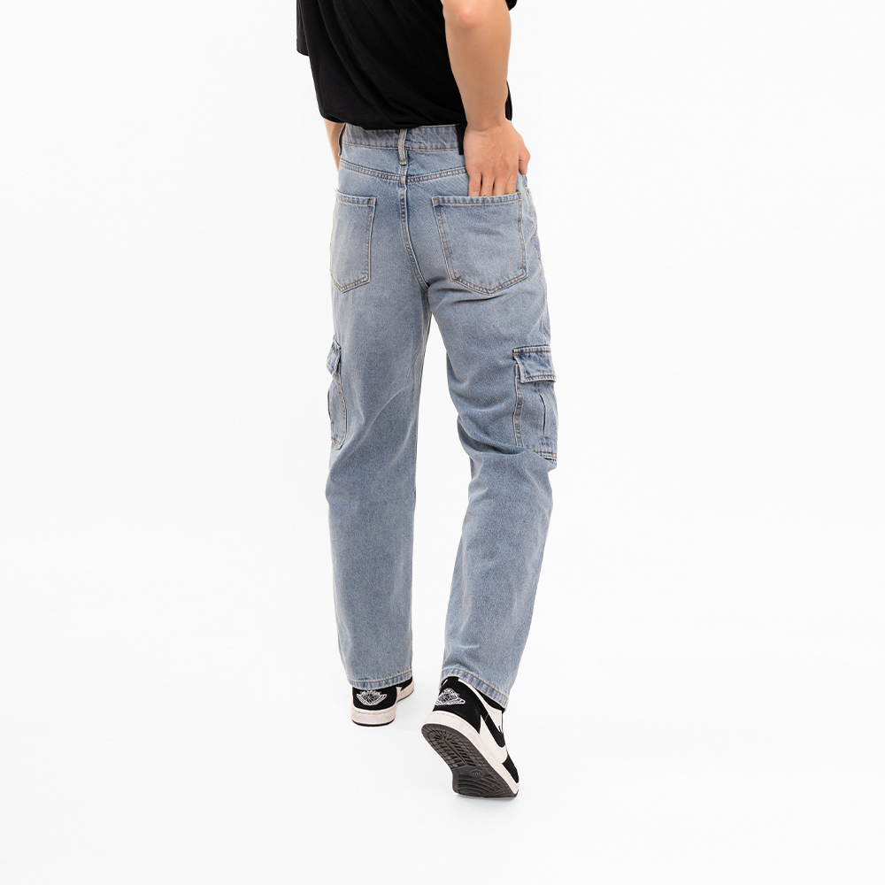 QUẦN JOGGER NAM - TOTODAY - STRAIGHT DENIM CARGO