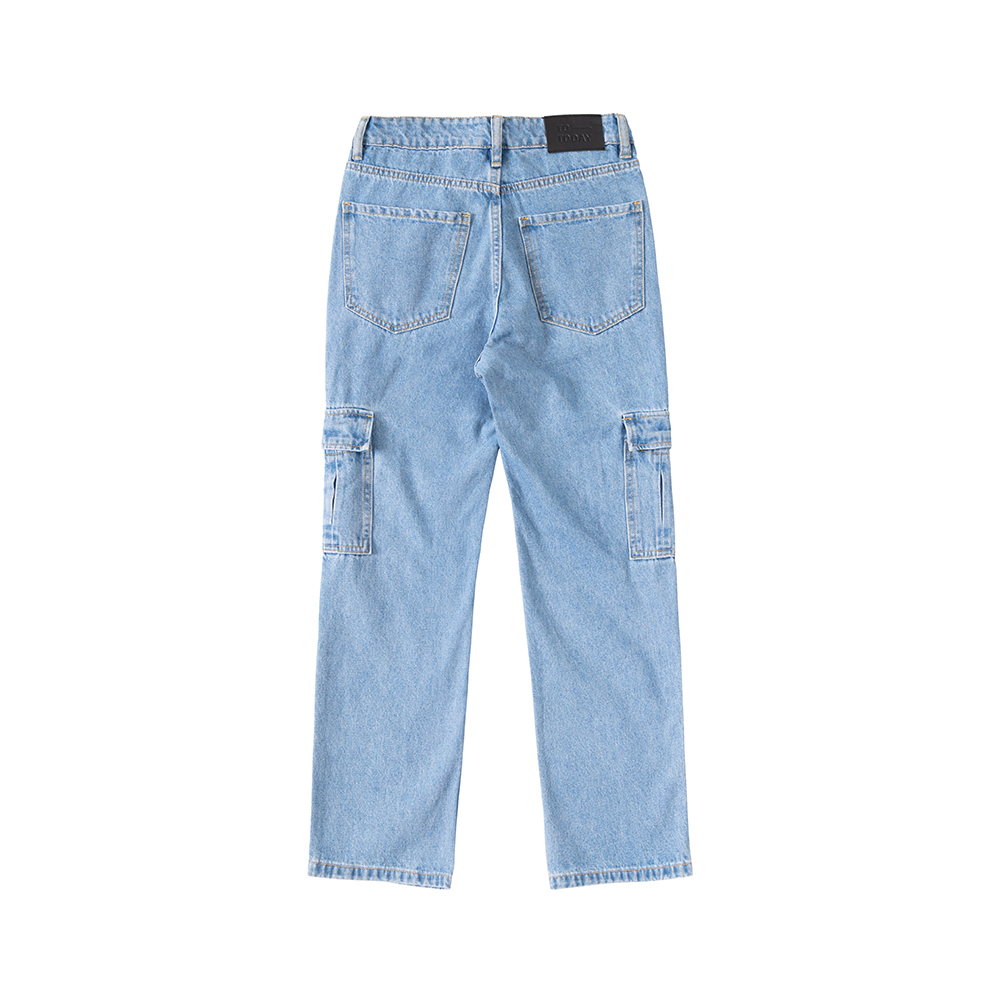 QUẦN JOGGER NỮ - TOTODAY - STRAIGHT DENIM CARGO