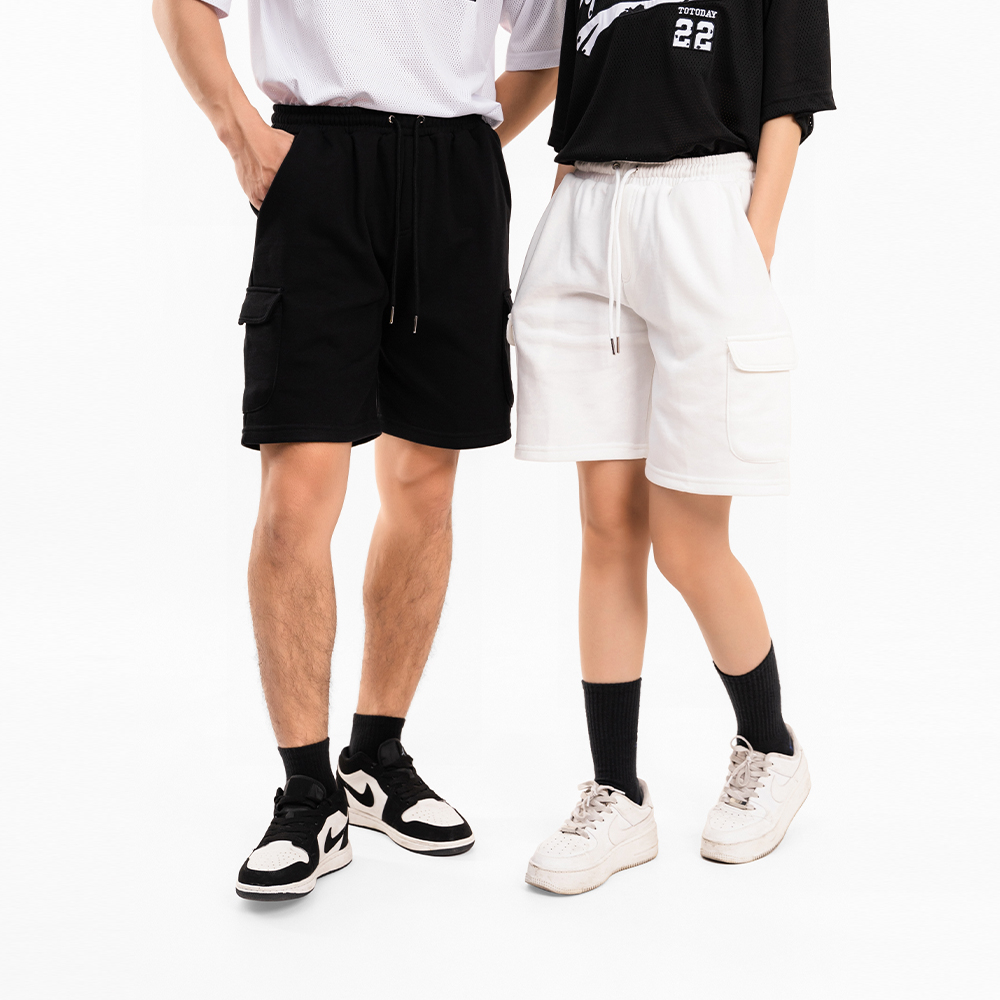 QUẦN SHORTS THUN UNISEX - TOTODAY - BOX POCKET