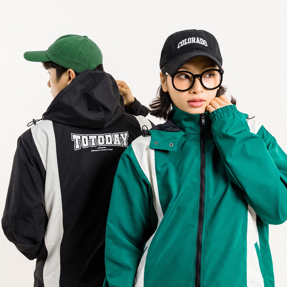 ÁO KHOÁC UNISEX - TOTODAY - VARSITY TYPO JACKET