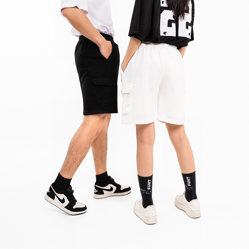 QUẦN SHORTS THUN UNISEX - TOTODAY - BOX POCKET