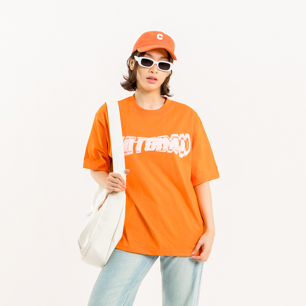 ÁO THUN UNISEX - TOTODAY - VIRTUAL BLUR LETTER