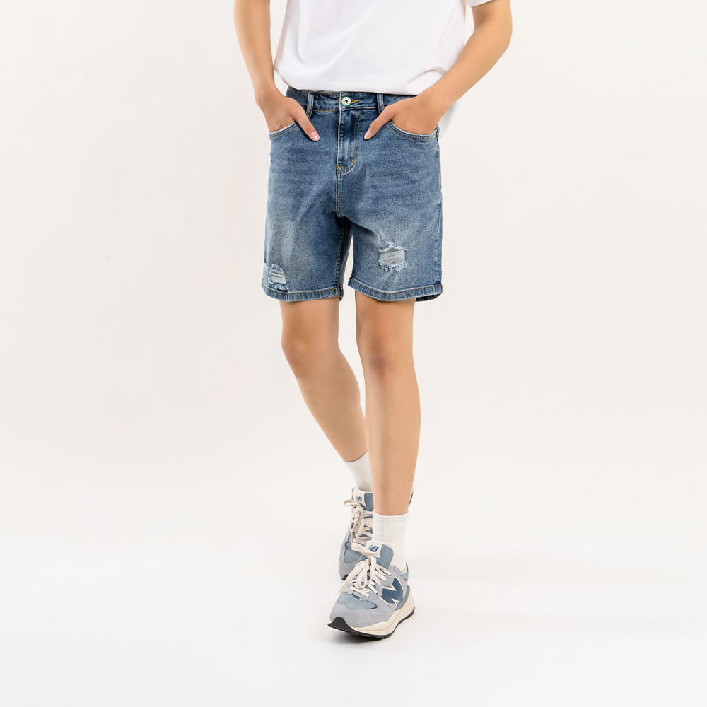 QUẦN SHORT JEAN NAM - TOTODAY - SLIMFIT 02401