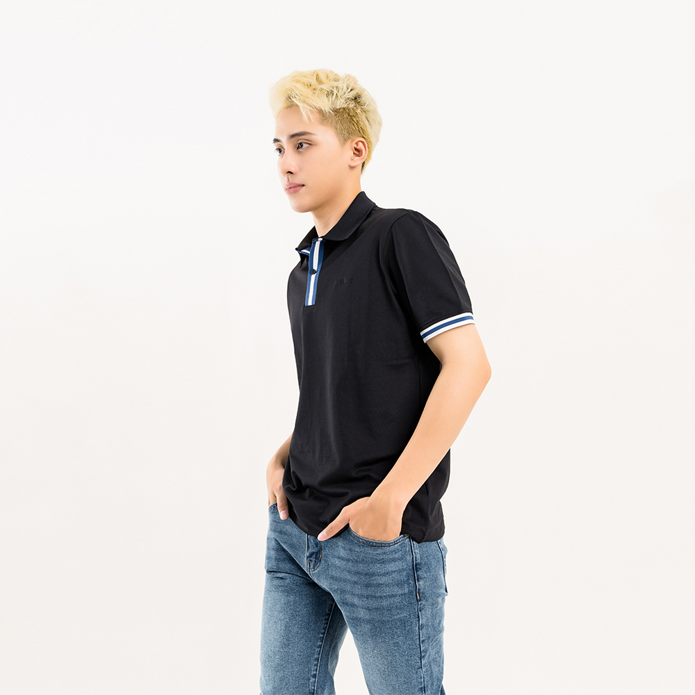 ÁO POLO NAM - TOTODAY - BASIC NECKLINE STRIPES