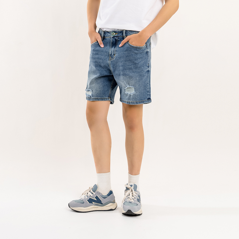 QUẦN SHORT JEAN NAM - TOTODAY - SLIMFIT 02401