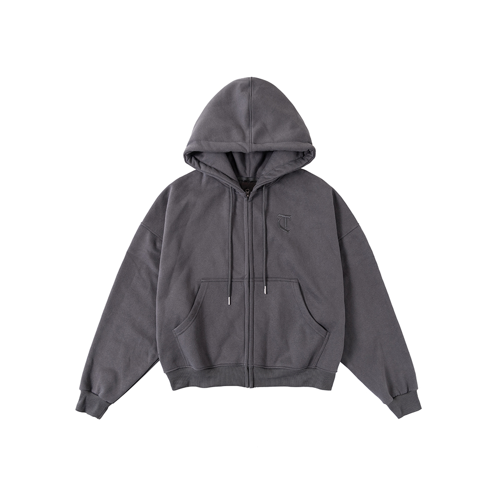 ÁO KHOÁC HOODIE UNISEX - TOTODAY - TOTODAY BOXY ZIP JACKET