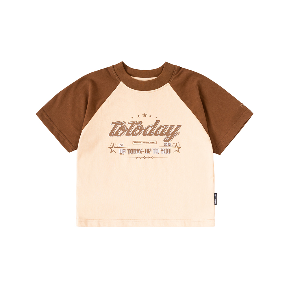 ÁO THUN NỮ - TOTODAY - RETRO RAGLAN TEE