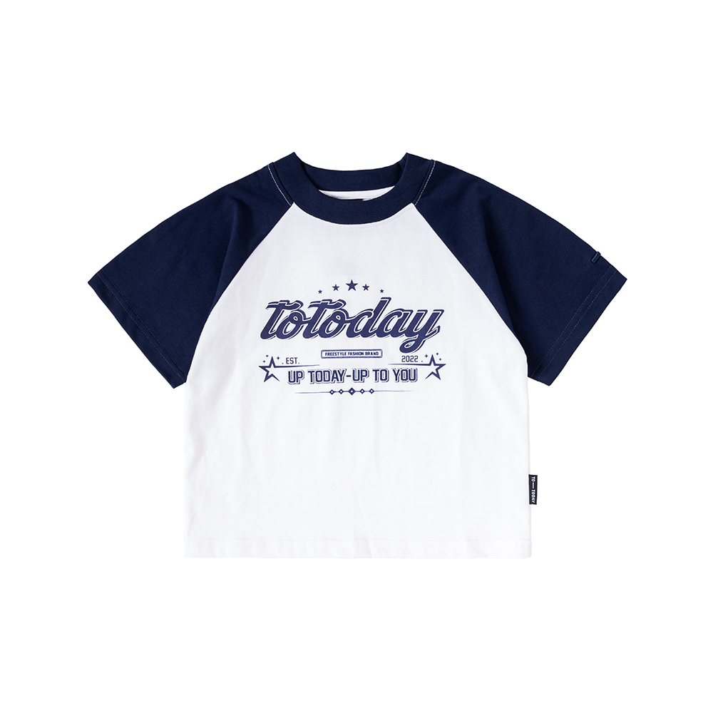 ÁO THUN NỮ - TOTODAY - RETRO RAGLAN TEE