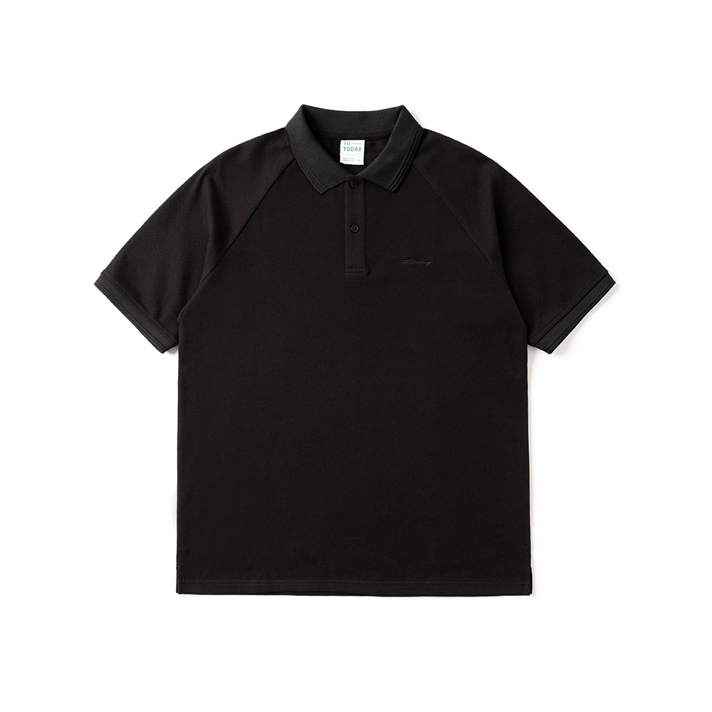 ÁO POLO NAM - TOTODAY - KNIT COLLAR RAGLAN POLO